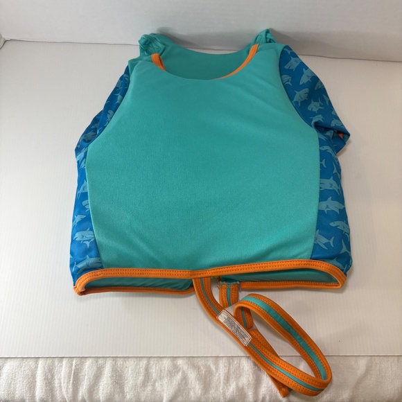 Swim Schools Deluxe Trainer Blue Sharks Level 2 Ages 4-6 Years New without Tags - Picture 2 of 11
